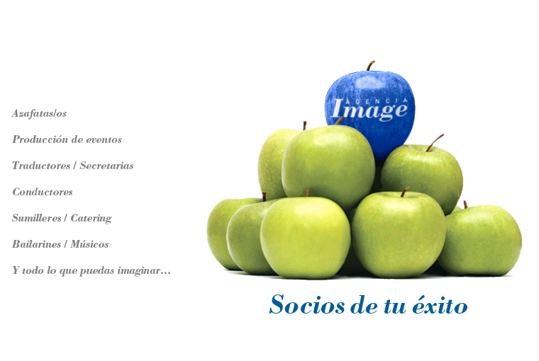 Azafatas/os, Producción de eventos, Traductores / Secretarias, Conductores, Sumiller / Catering, Bailarines / Músicos, Y todo lo que puedas imaginar...